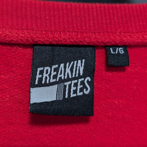 Chance The Gift Wrapper Freakin Tees X-Mas Crewneck, Large - Picture 3 of 4